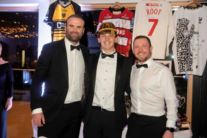 Rugby club awards night with framed custom rugby shirts