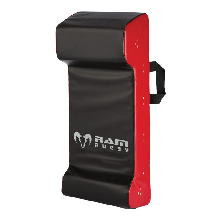 RAM Rugby hit shields and tackle bags with high-density foam for safe contact training.”