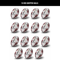 Ram Rugby Gripper 2.0 Pro Trainer Rugby Ball Bundle 15 palloni 1 borsa