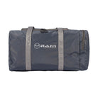 Ram Rugby Premier Team Kit Bag in black, showing water-resistant SRF material and dual side handles for rugby gear storage.