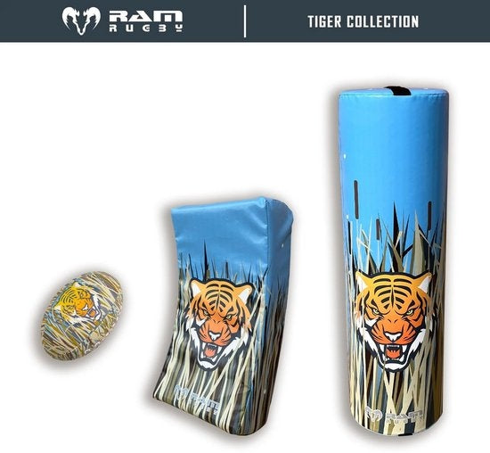 Ram Rugby Tiger Design Squad Trainer Ball Durable Practice Ball