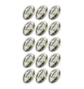 Pack de 15 ballons de rugby Ram Rugby Victor 2.0 Elite, taille 5, avec sac.
