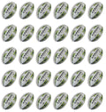 Lot de 30 x Ballons de Rugby d'Entraînement Micro - Taille 2.5
