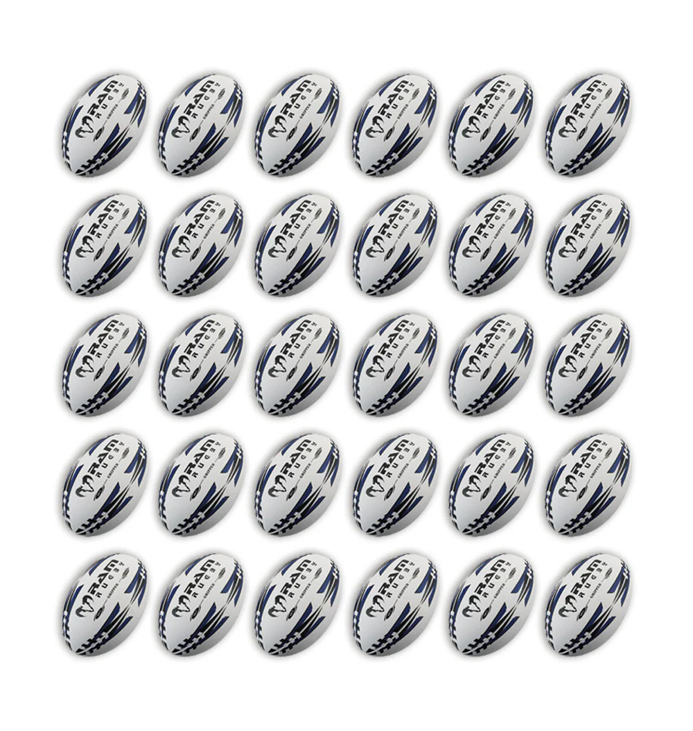 Ram Rugby Gripper 2.0 Pro Trainer - Pack de 30 ballons de rugby et 2 sacs