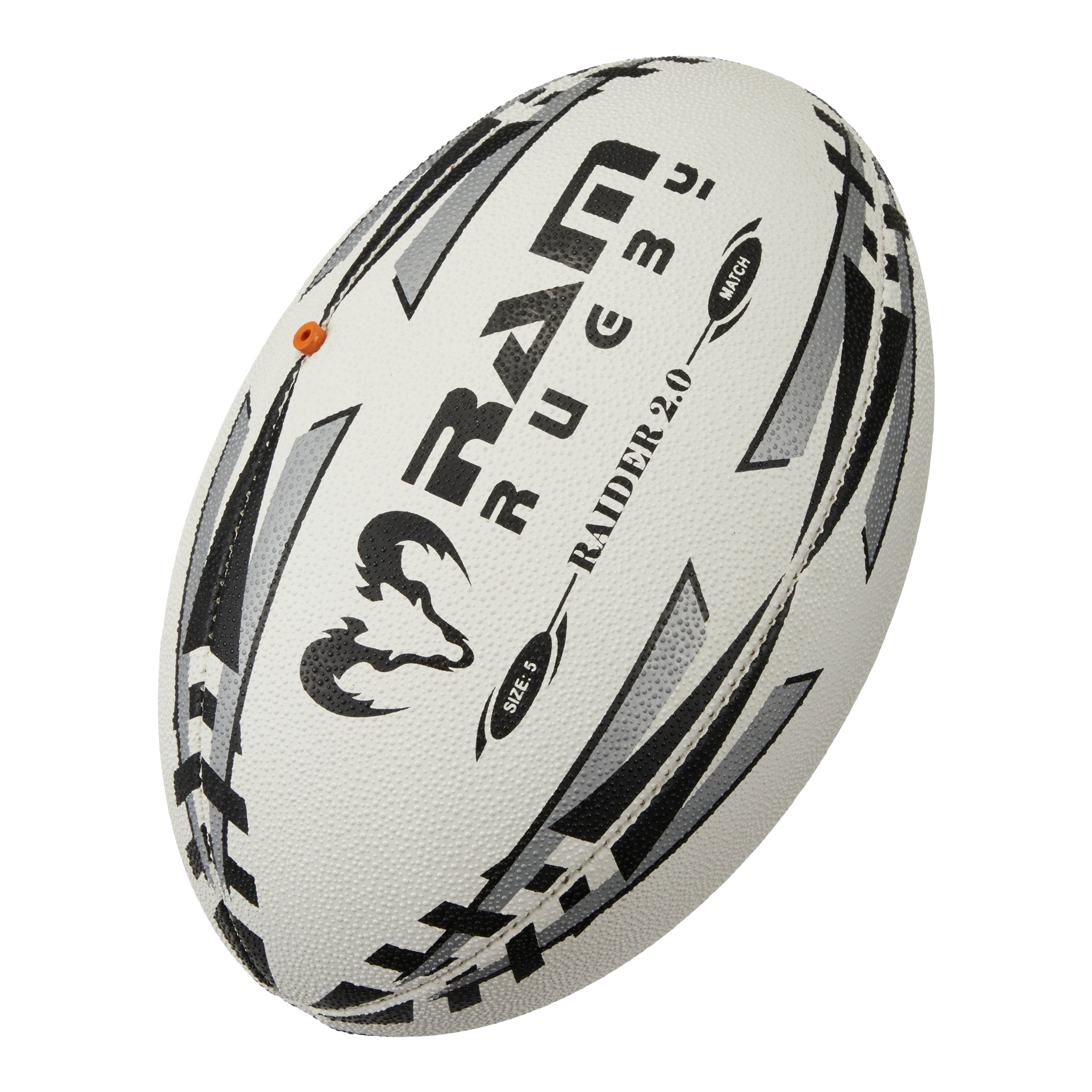 Ballon de rugby Ram Rugby Raider 2.0 Match, ballon de rugby durable pour l'entraînement et les matchs