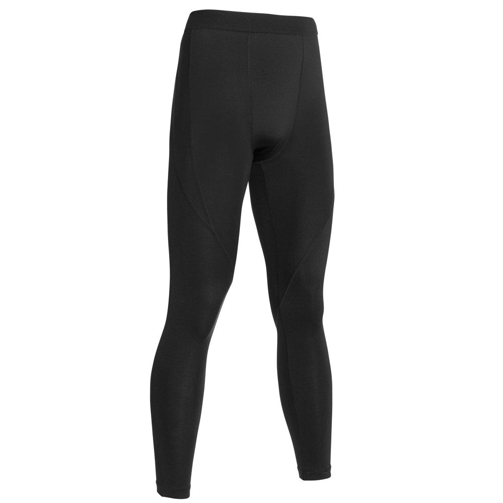 Ram Rugby navy moisture-wicking baselayer leggings with elastic waist, designed for winter training and running