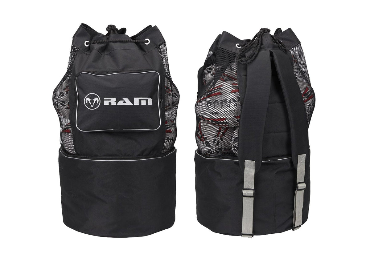 Borsa traspirante per palloni da rugby Ram Rugby