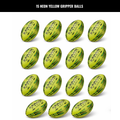 Ram Rugby Gripper 2.0 Pro Trainer Neon Ball Bundle 15 Balls with 1 Bag